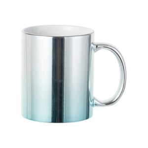 Taza 325ml Chapado Degrade Celeste