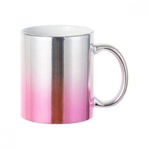 Taza 325ml Chapado Degrade Rosado