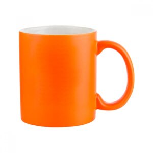 Taza 325ml Fluorescente Naranja