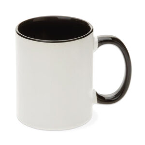Taza 325ml Interior y Asa Negro