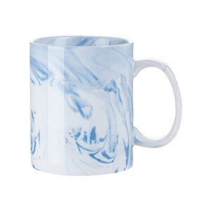 Taza 325ml Marmolado Azul