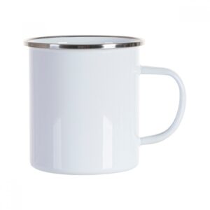 Taza 360ml Esmaltado Blanco