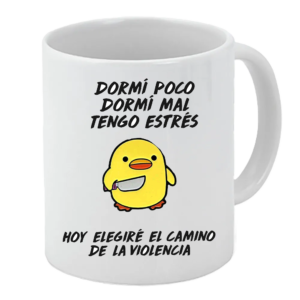 Taza "Dormi Poco"